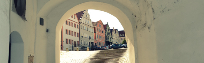 Klapprad & Yogamatte, Radtour, Bayern, Neuburg an der Donau, Schloss